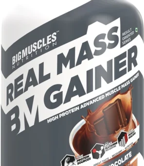BIGMUSCLES NUTRITION Real Weight Gainers/Mass Gainers (1.5 kg, Chocolate)